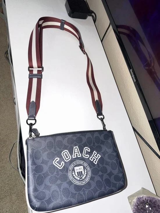 Coach Navy Crossbody - Picture 5 of 5